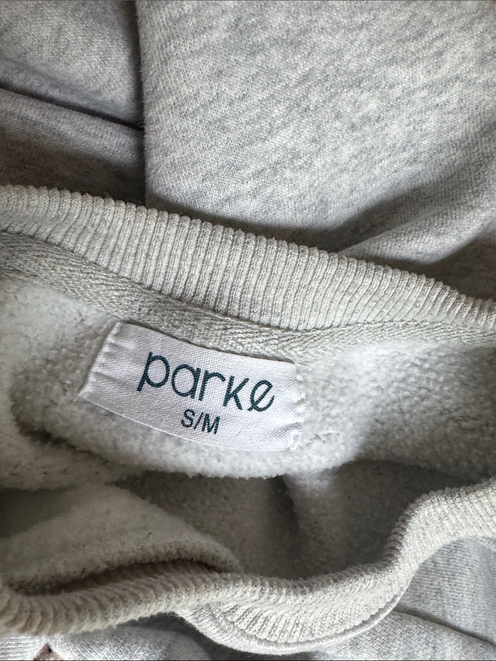 PARKE OG Varsity Crewneck, size S/M. EUC! - Picture 3 of 4